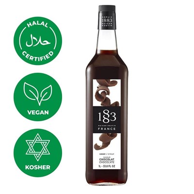 Сироп 1883 Maison Routin Шоколад (Chocolate), 1 л, стекло 81230017