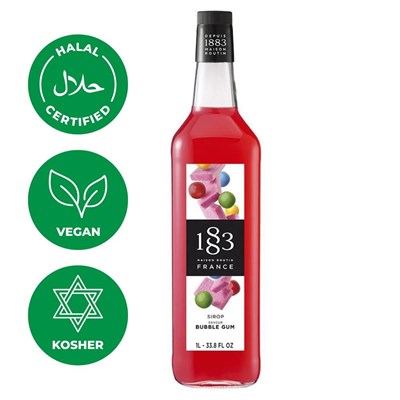 Сироп 1883 Maison Routin Жевательная резинка (Bubble Gum), 1 л, стекло 81230007