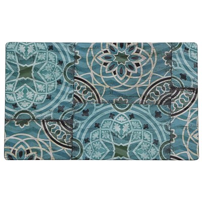 Блюдо,поднос GN 1/4 меламиновый 26.5*16.2см, Damask Blue,  P.L. 81290130