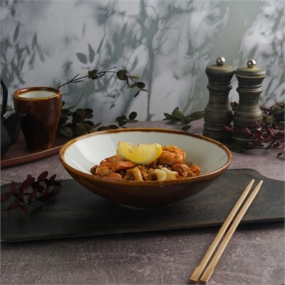 Салатник d=21 см, h=6 см, V=800мл, фарфор "Паназия" P.L.-ProffCuisine 81221816