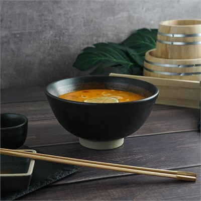 Салатник,миска для лапши d=16 см,  h=8 см, 700мл. "Dark Panasia" P.L. Proff Cuisine 81221941