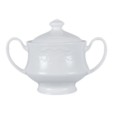 Сахарница с двумя ручками, с крышкой, белая T3616751-0 T3616751-0