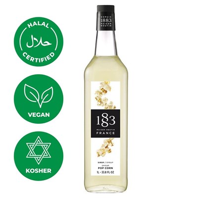 Сироп 1883 Maison Routin Попкорн (Popcorn), 1 л, стекло 81230077