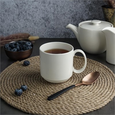 Кружка 300 мл,штабелируемая,фарфор "NOBLE" серия "Simply Plus" 81221758