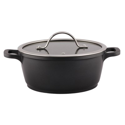 Кастрюля с крышкой (2,3л.) 20*8.5 см,индукция,ал.с антипригарным покрытием,литая  P.L. Proff Cuisine 81269883