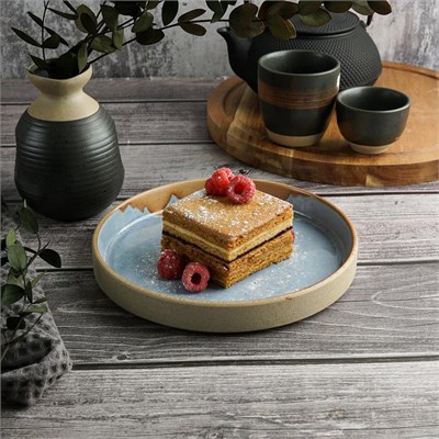 Тарелка с бортом 18*2.5 см, 500 мл, "Blue Panasia" P.L. Proff Cuisine 81221962