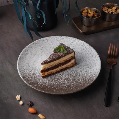 Тарелка d=22 см, Brown Taiga Untouched, P.L. Proff Cuisine 81223245