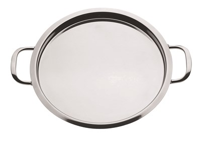 Поднос для подачи d=54 см. нерж. с ручками Abert /1/ 80125