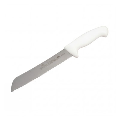 НОЖ для хлеба 8" 200мм белый "HACCP" Luxstahl [W016] кт1471