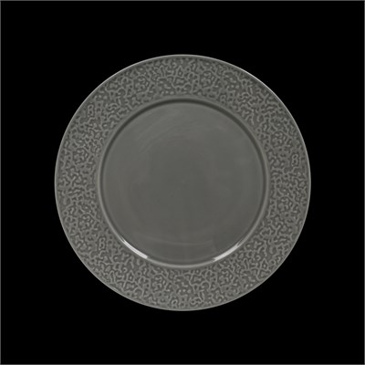 ТАРЕЛКА мелкая с бортами 11" 280мм, серый "Corone Nori" фк5613