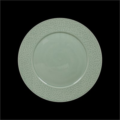 ТАРЕЛКА мелкая с бортами 11" 280мм, зеленый "Corone Nori" фк5614