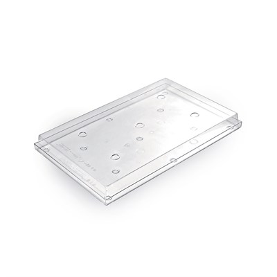 Поднос для подачи 60*40 см. поликарбонат, прозрачный с крышкой h=5,5 см. Silikomart /1/24/ 80646