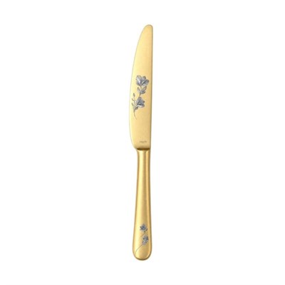 Нож закусочный 20,5см, Epsilon matt gold 24k flower, Narin [12] 202456