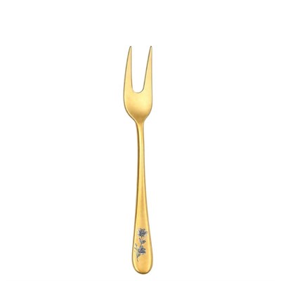 Вилка для салата 25,5см, Epsilon matt gold 24k flower, Narin [12] 202477