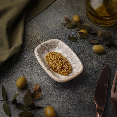 Салатник,блюдо для закусок 10 cм (10*6.5 см),фарфор,серия "Oliva", By Bone 81222831