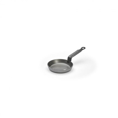 Сковорода для оладьев d=12 см. белая сталь (индукция) Carbone Steel De Buyer (5140.12) /1/10/ 37523