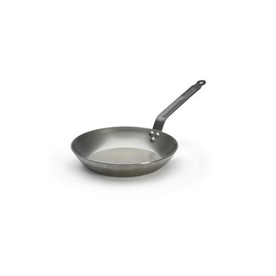 Сковорода d=26 см. h=4,5 см. 1,8 л. белая сталь (индукция) Carbone Steel De Buyer (5110.26) /1/3/ 30697