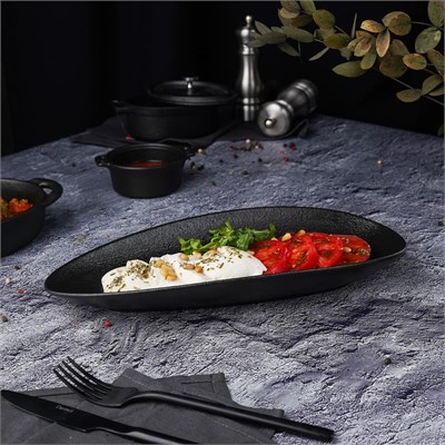 Блюдо  Black Raw Stellar 30*14 см, P.L. Proff Cuisine 81223140
