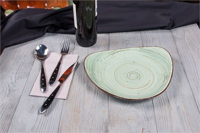 Тарелка Fusion Blue Lake 26,5*22*4 см, P.L. Proff Cuisine 81223186