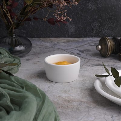 Соусник 50 мл фарфоровый, d 6,5 см, h 2,8 см, P.L. Proff Cuisine 81200567