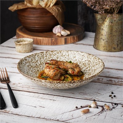 Салатник d=24.2 h=5 см,750 мл "Brown Spider Silk" / "Stockholm" P.L.-ProffCuisine 81223929