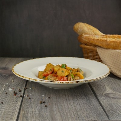 Тарелка круглая для пасты Organica Grain 400 мл, d=27,5 см, P.L. Proff Cuisine 81220310