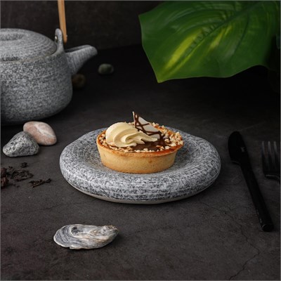 Блюдо d=15,4 см, H=2,5 см, Stone Untouched Taiga P.L. Proff Cuisine 81221844