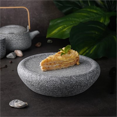 Блюдо для подачи  d=23,5 см, h=6,5 см, Stone Untouched Taiga, P.L. Proff Cuisine 81221870