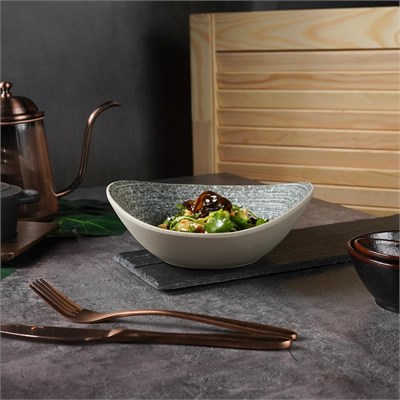 Блюдо для подачи с покрытием 600мл, 21,5*19,5*7 см, Glossy Stone Untouched Taiga, P.L. Proff Cuisine 81221885