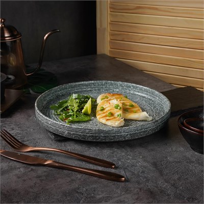 Блюдо для подачи  с покрытием 26*3 см, Glossy Stone Untouched Taiga, P.L. Proff Cuisine 81221889