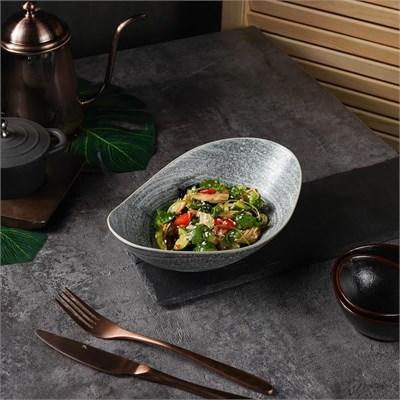 Блюдо для подачи с покрытием 23*13*6,5 см, Glossy Stone Untouched Taiga, P.L. Proff Cuisine 81221914
