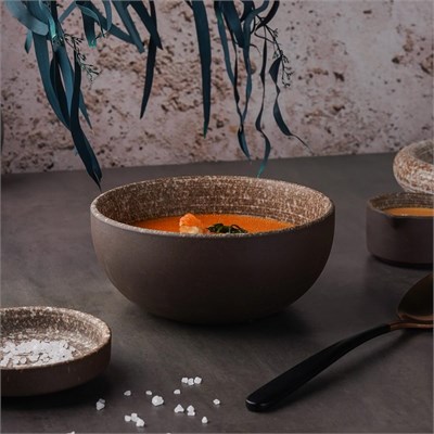 Салатник d=14 см, h=6,4 см, 580 мл, Brown Taiga Untouched, P.L. Proff Cuisine 81221928