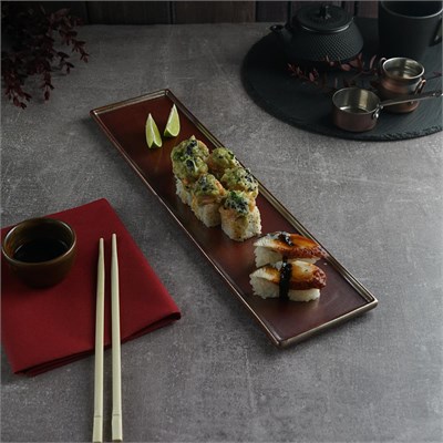 Блюдо 40*10*1,5см,фарфор,серия "Паназия",  P.L. - Proff Cuisine 81222070