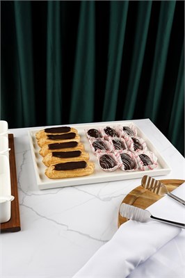 Блюдо 33*26,7*2 см,фарфор,серия "Паназия",  P.L. - Proff Cuisine 81222074