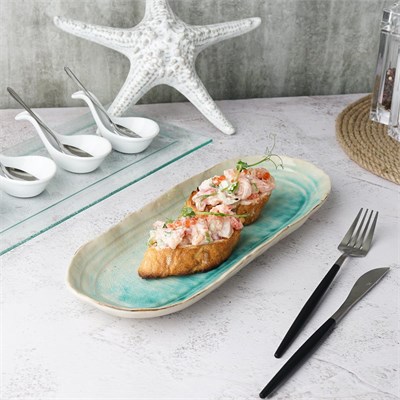 Блюдо овальное 32.5*12.5 см,керамика "Frutti di Mare" P.L. 81222303