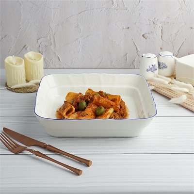 Салатник квадратный 25*25 см, р=9 см, коллекция "Sea Flower"  P.L. 81222333