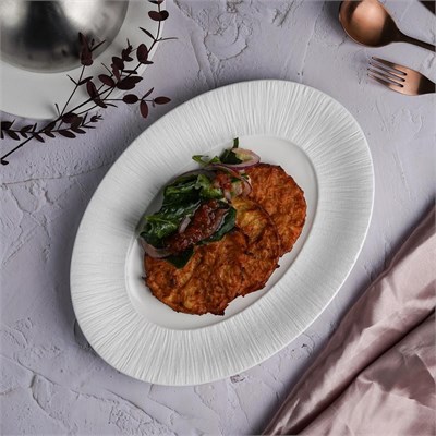Блюдо овальное 31,5*23,3*3,5 см,серия "Frost White Moon",  P.L. - Proff Cuisine 81222578