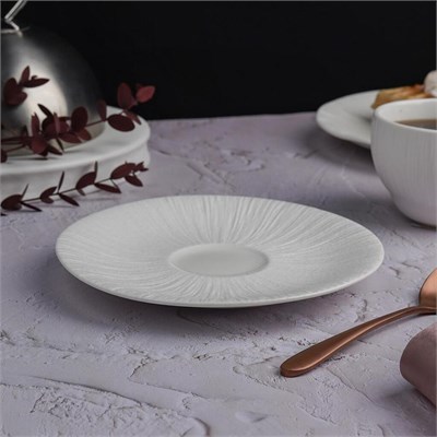Блюдце d=15 см,к чайной чашке (арт.81222586),серия "White Moon",  P.L. - Proff Cuisine 81222587