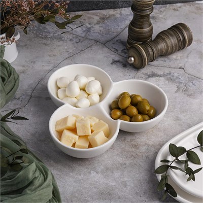 Менажница на 3 отделения, d 20 см,-2025  P.L. Proff Cuisine 81222699
