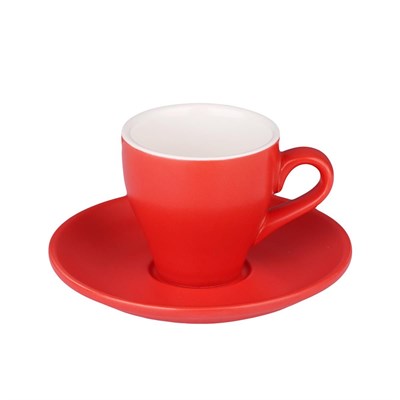 Кофейная пара Barista (Бариста) 80 мл,красный-матовый цвет, P.L. 81280262