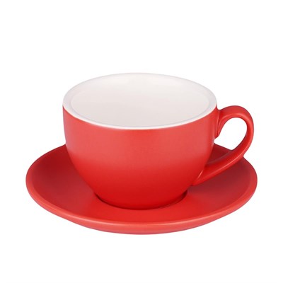 Кофейно-чайная пара Barista (Бариста) 200 мл,красный-матовый цвет, P.L. 81280268