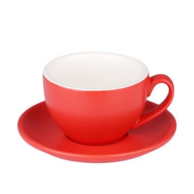 Кофейно-чайная пара Barista (Бариста) 300 мл,красный-матовый цвет, P.L. 81280280