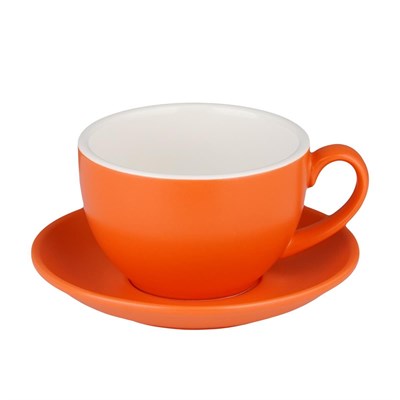 Кофейно-чайная пара Barista (Бариста) 350 мл,оранжевый-матовый цвет, P.L. 81280285