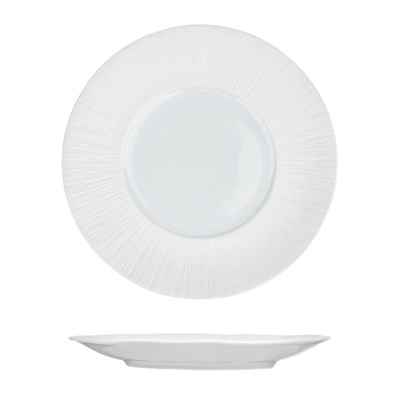Тарелка мелкая d=28 см, h=2.8см, фарфор,серия " Frost White-Marine Moon",  P.L. - Proff Cuisine 81233127