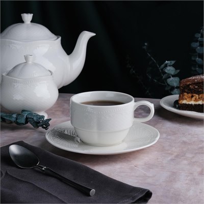 Чайная пара 200 мл, фарфор, Aristocrat, Noble 81222234
