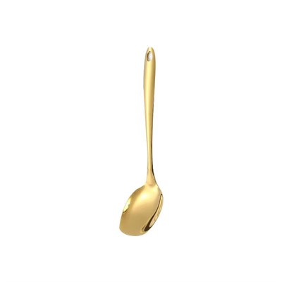 Ложка сервировочная, 25.5 см,PVD,золотой цвет  PL Proff Cuisine 81280197