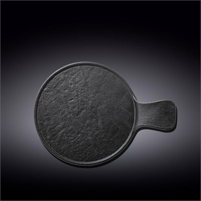 Блюдо для подачи круглое d=21,5 см. с ручкой Слэйт Wilmax /3/24/ 71402