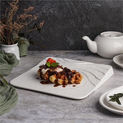 Тарелка Oyster 25*25 см, P.L. Proff Cuisine 81200071