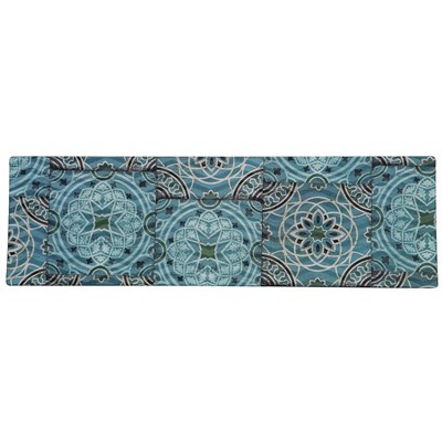 Блюдо,поднос GN 2/4 меламиновый 53*16.2см, Damask Blue,  P.L. 81290133