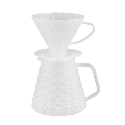 Кофе дриппер на 1-4 чашки+кофейник 600 мл,боросиликатное стекло, P.L. Proff Coffee 81280372